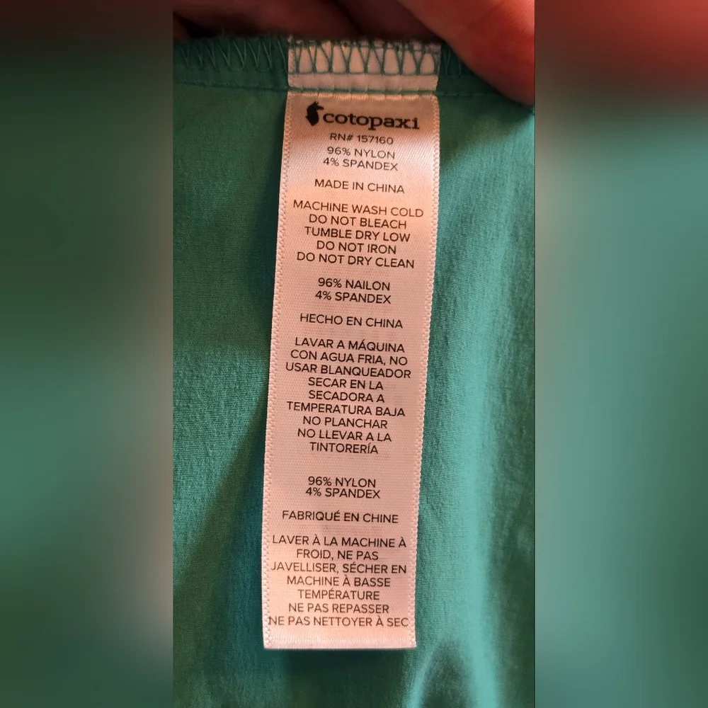 Cotopaxi Men's Viento Travel Jacket, Teal, Sz XL - Picture 9 of 9